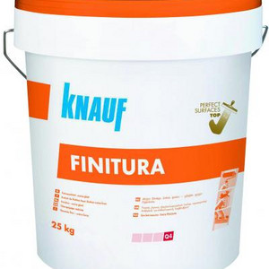 Суперфина готова шпакловка за перфектна повърхност Knauf Finitura 20 кг / 6 кг